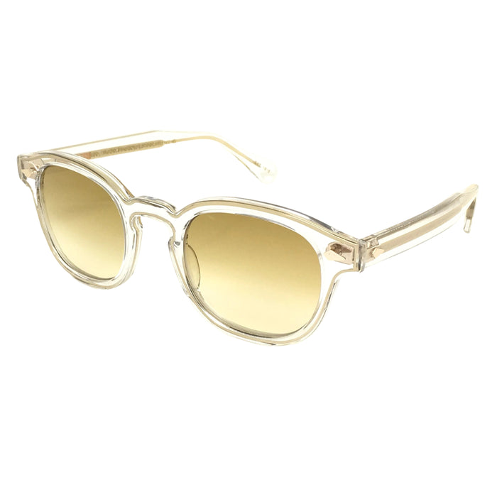 Gafas de sol Moscot Lemtosh 110 years Crystal gold d Chestnut fd l Lens 49X24 145