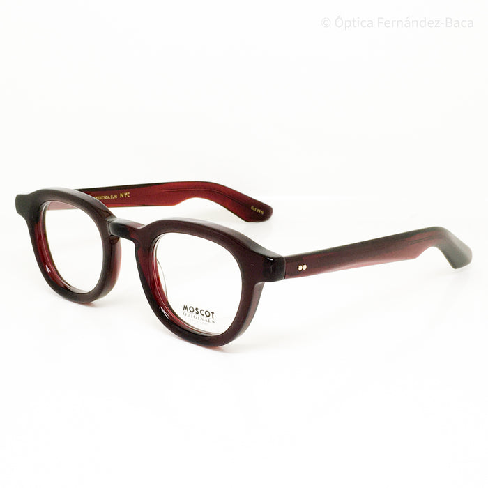 Gafa graduada Moscot Dahven Burgundy 44x24