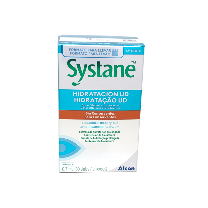 Lágrima artificial Systane Hidratacion UD Gotas oftálmicas Lubricantes 30x0,7ml