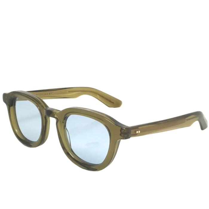Moscot Dahven Sun Olive Brown Bel Air Blue Lns 47x24