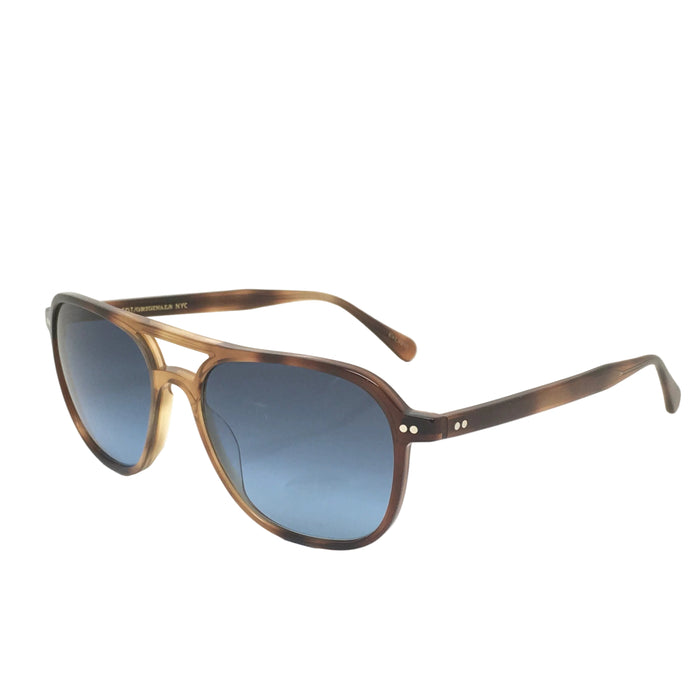 Moscot Bjorn NV Sun Tobacco Denim Blue Lns 55x17