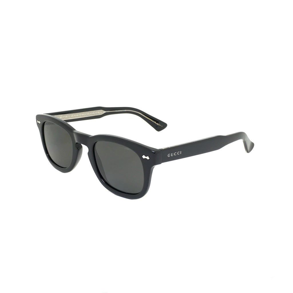 GUCCI ブラック サングラス GG0182S-001 Gucci - GG0182S Round Sunglasses in Black Gucci