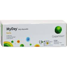 Lente de contacto desechable diaria hidrogel silicona MyDay Toric pack 30 - Óptica Fernández Baca